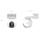 EZVIZ 4MP CS-HB8 4MM WiFi Bataryalı Hareketli IP Kamera - 5