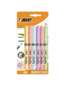 Bic Marking Fosforlu Kalem Pastel 6lı - 1