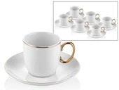 Bloom Gold 6lı Yaldızlı Kahve Fincanı Takımı - 1