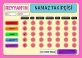 Namaz Takipçisi İkili (2 Namaz Çizelgesi) - 4