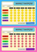 Namaz Takipçisi İkili (2 Namaz Çizelgesi) - 2