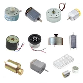 Küçük Tip Elektrik DC Motor Deney Seti Kutulu - 10 Adet (Titreşim ve Oyuncak Motoru Hediyeli) thumbnail 2