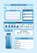 Haftalık Diyet Planı YAZ-SİL (Silinebilir Kalem Hediye) - 3