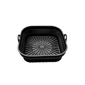 Katlanabilir Silikon Yanmaz - Yıkanabilir Kare Airfryer Kalıbı 21 Cm - 2