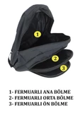 Basic Siyah Okul Sırt Çantası - 5