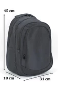 Basic Siyah Okul Sırt Çantası - 6
