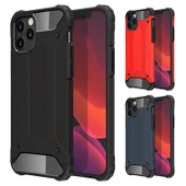 FitCase iPhone 12 / 12 Pro Zırh Tank Tam Koruma Arka Kapak - 1