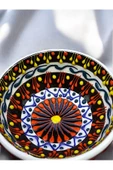 sharpart  6 Parça Seramik El Işlemesi Otantik Desen Serisi Lüks Kase Seti - 5