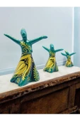 sharp&art  Seramik,el Işlemesi,ateşte Açan Laleler Dekoratif Obje Setleri,yaldızlı Ve Simli 6 Farklı Seçenekk - 1