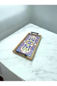 sharp&art  Seramik Karo'lu 1.Kalite Büyük Boy Ahşap Sunum Tepsisi,2 Farklı Model Seçeneğiyle...(43cm-23 cm) - 6