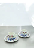 sharp&art  2 Kişilik Lale Devri Porselen Kahve Fincan Takımı... - 7