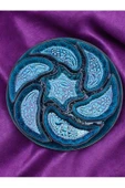 sharpart  Otantik Desenli Kabartmalı Seramik 8 Parça Kahvaltılık Ve Çerezlik Sunum Seti - 6