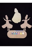 sharp&art  Türk Kahramanları Mevlana Ve Semazenler Büyük Boy Ahşap Hobi Boyama Seti,4 Farklı Model Mağazamızda - 2