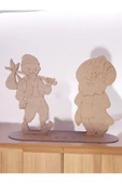 sharp&art  Türk Kahramanlar Nasreddin Hoca Ve Keloğlan Büyük Boy Ahşap Hobi Boyama Seti,4 Farklı Model Ile - 3