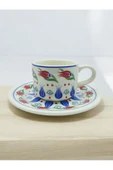 sharp&art  2 Kişilik Lale Devri Porselen Kahve Fincan Takımı... - 5