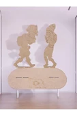 sharp&art  Türk Kahramanlar Hacivat Ve Karagöz Büyük Boy Ahşap Hobi Boyama Seti,4 Farklı Model Ile - 5