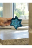 sharpart  Otantik Desenli Kabartmalı Seramik 8 Parça Kahvaltılık Ve Çerezlik Sunum Seti - 3