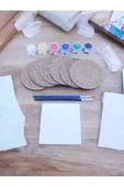 sharpart  sharp&art Ahşap Mandala Hobi Boyama Setleri - 8