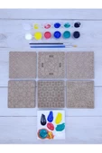 sharpart  sharp&art Ahşap Mandala Hobi Boyama Setleri - 1