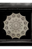 sharp&art  12 Farklı Model 20 Cm Ahşap Mandala,okul Aktivite,sanatsal Eğitim Hobi Seti (6LI BOYA VE FIRÇA SETİ) - 1