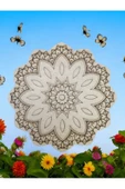 sharp&art  12 Farklı Model 20 Cm Ahşap Mandala,okul Aktivite,sanatsal Eğitim Hobi Seti (6LI BOYA VE FIRÇA SETİ) - 1