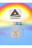 sharp&art  Ahşap Puzzle Alfabe ve Rakamlar Boyama Seti, Çocuklar Boyayarak Öğrensinler Diye... - 2