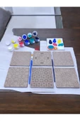 sharpart  sharp&art Ahşap Mandala Hobi Boyama Setleri - 8