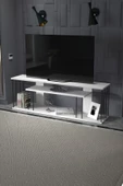 Gold Falez TV SEHPASI TV ÜNİTESİ RAFLI 140 CM GZD PLUS BEYAZ - 2