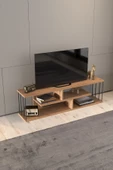 Gold Falez TV SEHPASI  RAFLI 140 CM GZD TV ÜNİTESİ  ATLANTİK CEVİZ - 3