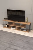 Gold Falez TV SEHPASI  RAFLI 140 CM GZD TV ÜNİTESİ  ATLANTİK CEVİZ - 1