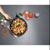 Tefal Titanyum 2X Xl Difüzyon Tabanlı Kapaklı Sahan - 24 Cm - 3