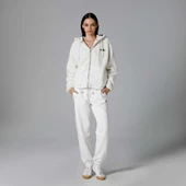 Ellesse Fermuarlı Kapüşonlu Kadın Beyaz Ceket EF181 thumbnail 2