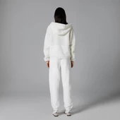 Ellesse Fermuarlı Kapüşonlu Kadın Beyaz Ceket EF181 thumbnail 4