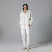 Ellesse Fermuarlı Kapüşonlu Kadın Beyaz Ceket EF181 thumbnail 3