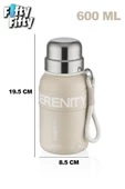 Vagonlife 600 ML Paslanmaz Çelik Termos/Su Matarası Rahat İçim-Taşıma Askılı-FF1005-600ml - 12