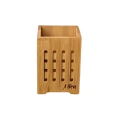 Mien Dayanıklı Bambu Delikli Kaşıklık -664 - 3