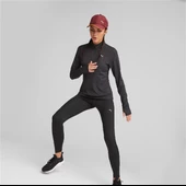 Puma Run Favorite 1/4 Zip Kadın Siyah Koşu/Antrenman Üstü - 523170 01 - 5