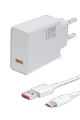 Şarj Aleti Hızlı Güvenli Şarj 120W USB  Type C Uçlu Kablolu Şarj Aleti - 2
