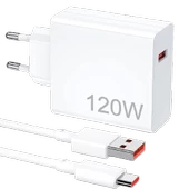 Şarj Aleti Hızlı Güvenli Şarj 120W USB  Type C Uçlu Kablolu Şarj Aleti - 1