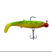 Remixon Buster Shad Firetigre 10cm 24gr Hazır Turna Silikon Yem (Modifiyeli) - 1