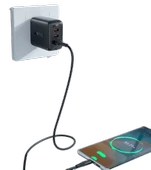 Şarj Aleti Hızlı Güvenli Şarj 65W USB  Type C Uçlu Kablolu Şarj Aleti - 3