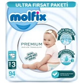 Molfix Premium Ultra Fırsat Paketi 3 Beden 94 Adet thumbnail 1