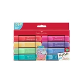 Faber Castell Fosforlu Kalem K46 Pastel Renk 8X Kart 2021 5030254626000 - 1