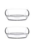 54673 Tokio Cam 2li Çerezlik Meze Servis Tabağı Kahvaltılık 14cm - 2