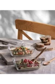 54673 Tokio Cam 2li Çerezlik Meze Servis Tabağı Kahvaltılık 14cm - 1