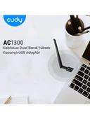 Cudy WU1400 1300 Mbps Kablosuz Ağ Adaptörü - 4