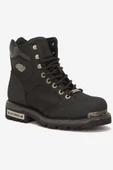 Harley Davidson Clemente Hakiki Deri Bot 40-45 Black Crazy Deri - 1