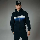 Ellesse Fermuarlı Kapüşonlu Erkek Lacivert Sweat EM260 - 1