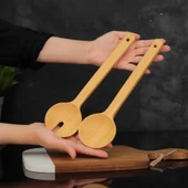 Mien Dayanıklı Bambu 2’li Salata Kaşığı 7B41 thumbnail 1