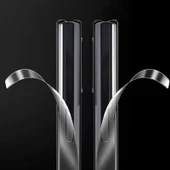 Samsung Galaxy Z Flip 6 Uyumlu Premium Çerçeve filmi  Şeffaf Ultra koruyucu Nano Jelatin - 3